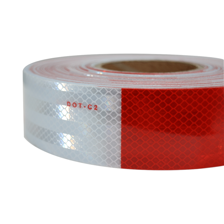 Red White Truck Trailer Reflective Tape 4 Red White Truck Trailer Reflective Tape 4